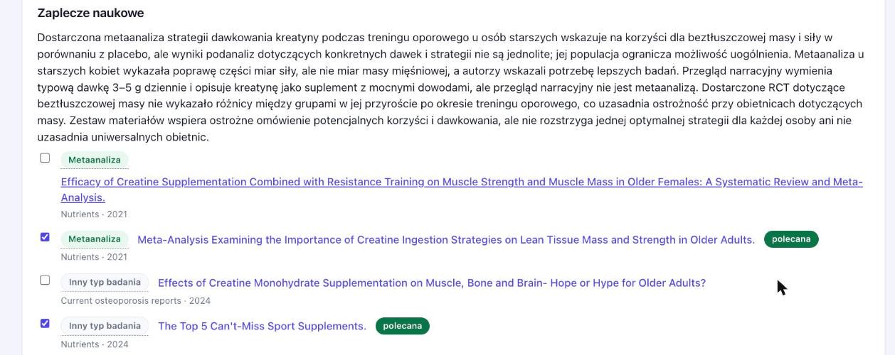 Lista źródeł naukowych z PubMed